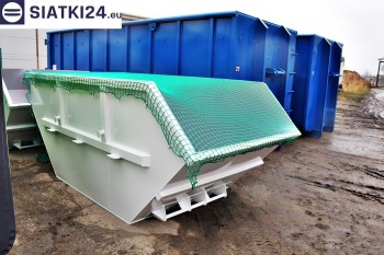 Siatki Murowana Goślina - Siatka przykrywająca na kontener - zabezpieczenie przewożonych ładunków dla terenów Murowanej Goślinie